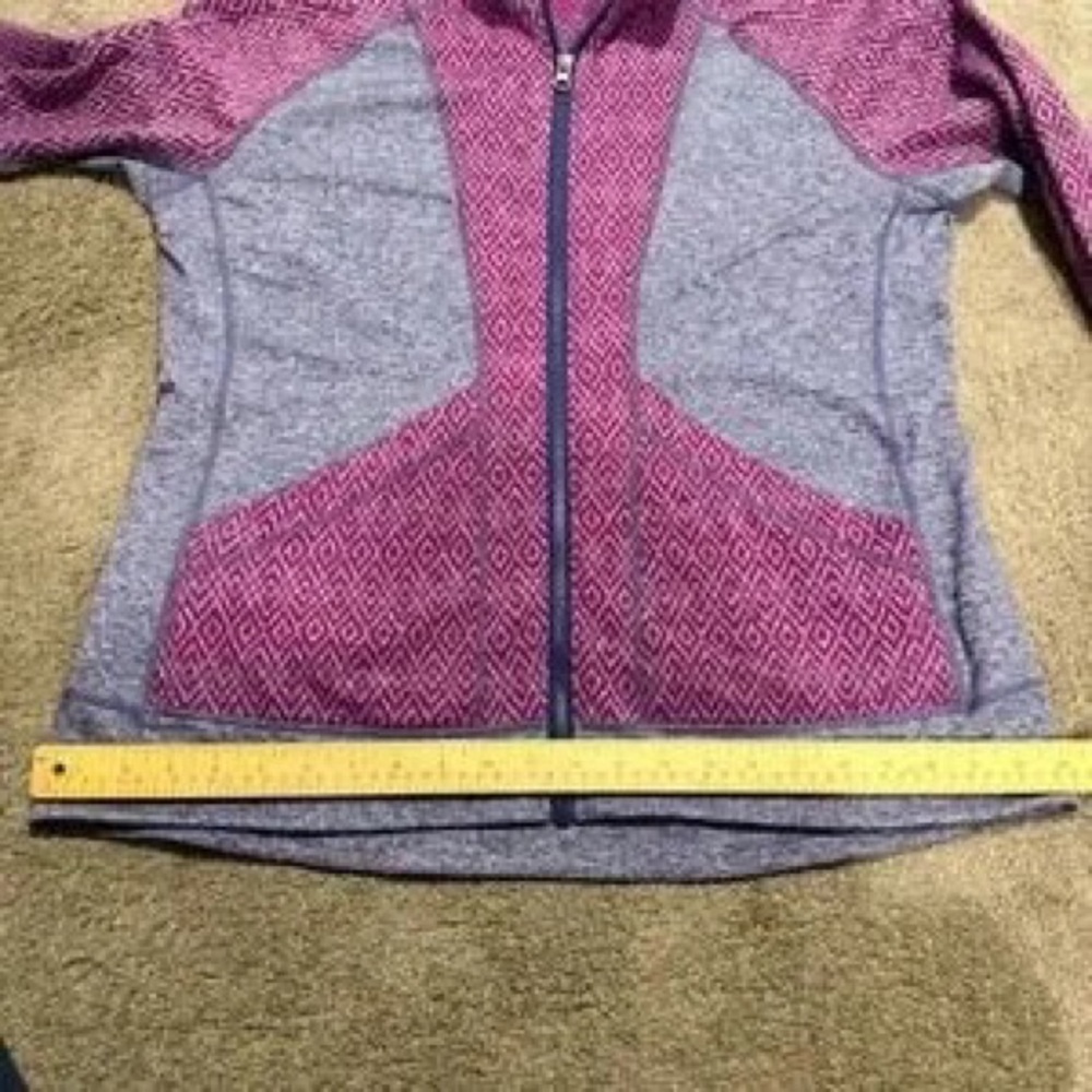 Marmot Pink and Gray Patterned Full-Zip Jacket - Picture 4 of 9